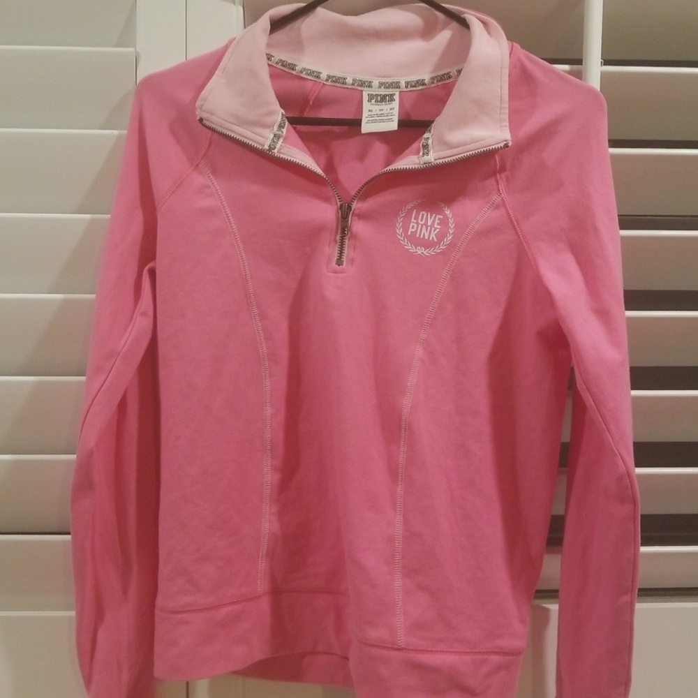 Pink workout sweatshirt